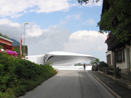Baubeginn fr Seilbahn von Hadid in Innsbruck