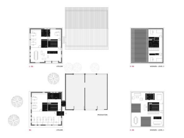 Stifter Bachmann, architekten, sdtirol, wohnhaus, haus, wohnen, wohnungsbau, glas, glaswand, festverglasung, wei, einbauschrnke, architektur, berge, berg, hang, Atelier, holzwolle, handwerk, handwerksbetrieb, zweite haut, hlle, umbau, umnutzung, sanierung, Angelika Bachmann, Helmut Stifter, Oliver Jaist, werkstatt