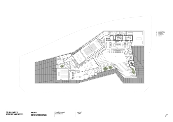 Baunetz, Architektur, Meldungen, Projekte, Seoul, S�dkorea, Goyang, Hyundai Motorstudio, Delugan Meissl, DMAA, Autohaus, Modern Premium, Autohaus, Showroom, Global Dealership Space Identity, modular, Markenzentrum, Themenpark