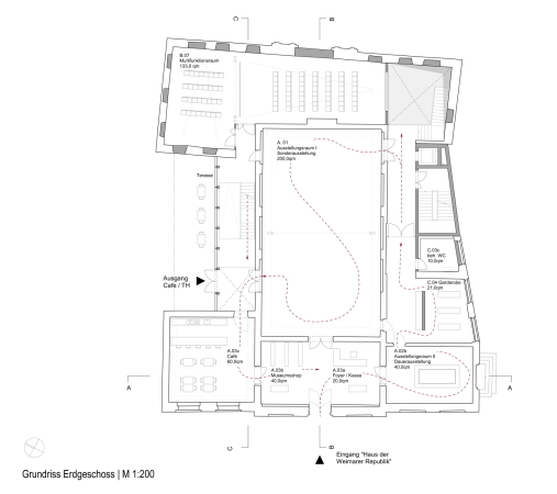 Weimar, Republik, Weimarer Republik, Bauhaus, Theaterplatz, Demokratie, Haus der Weimarer Republik, Wettbewerb, Buruckerbarnikol, Osterwold Schmidt Expander, Michael Muffler, Competition, Zeughof, Zeughaus, Ausstellung, Museum