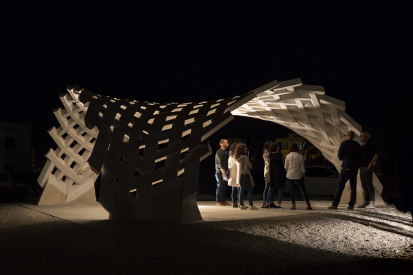 Baunetz, Architektur, architecture, Meldung, 2017, Stonematters, AAU ANASTAS, GSA Lab, Geometric Structure Architecture Lab, �cole nationale sup�rieure d'architecture, ENSA, Paris-Malaquais, Jericho, Pal�stina, palestine, el-Atlal, artist residency, vault, stone, cutting, Gew�lbe, Stein, Prototyp, Mikaela Burstow, selbsttragend