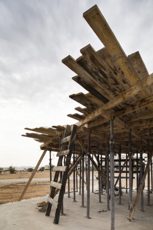 Baunetz, Architektur, architecture, Meldung, 2017, Stonematters, AAU ANASTAS, GSA Lab, Geometric Structure Architecture Lab, �cole nationale sup�rieure d'architecture, ENSA, Paris-Malaquais, Jericho, Pal�stina, palestine, el-Atlal, artist residency, vault, stone, cutting, Gew�lbe, Stein, Prototyp, Mikaela Burstow, selbsttragend