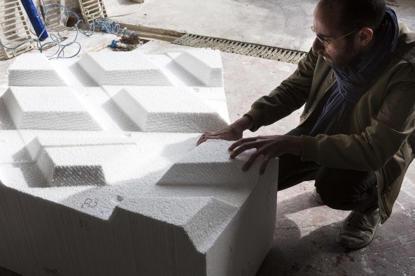 Baunetz, Architektur, architecture, Meldung, 2017, Stonematters, AAU ANASTAS, GSA Lab, Geometric Structure Architecture Lab, �cole nationale sup�rieure d'architecture, ENSA, Paris-Malaquais, Jericho, Pal�stina, palestine, el-Atlal, artist residency, vault, stone, cutting, Gew�lbe, Stein, Prototyp, Mikaela Burstow, selbsttragend