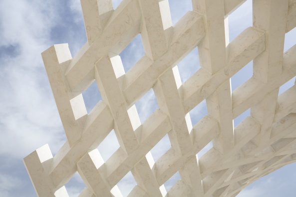 Baunetz, Architektur, architecture, Meldung, 2017, Stonematters, AAU ANASTAS, GSA Lab, Geometric Structure Architecture Lab, �cole nationale sup�rieure d'architecture, ENSA, Paris-Malaquais, Jericho, Pal�stina, palestine, el-Atlal, artist residency, vault, stone, cutting, Gew�lbe, Stein, Prototyp, Mikaela Burstow, selbsttragend