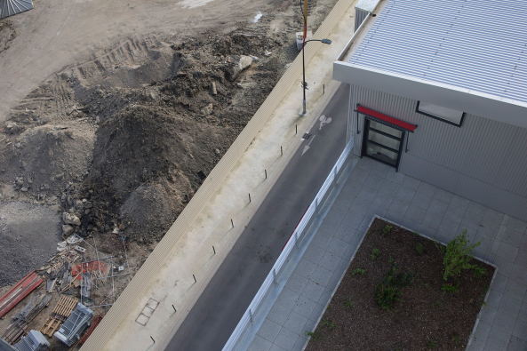 Beckmann, N�Th�p�, Philippe Rizzotti, Olivier Amsellem, Sozialwohnungsbau, Frankreich, France, french, social housing, apartments, Fassade, facade, cladding, metal, Wellblech, Bassins de flot, Bordeaux, Aufwertung, gentrification