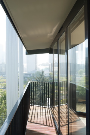 Baunetz, Meldung, Architektur, architecture, Frankreich, France, La Defense, Paris, Nanterre, Farshid Moussavi, Stephen Gill, lImage Contemporaine, Wohnungsbau, Studentenwohnheim, Sozialwohnungsbau, Maisonette, social housing student accomodation