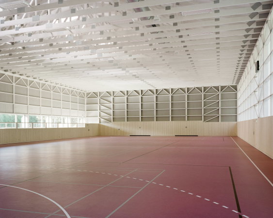 Sporthalle in Haiming, Almannai Fischer Architekten (Mnchen) und Harald Fuchshuber (Alttting)