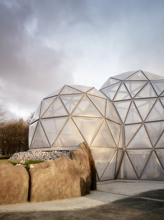 Saurierpark in Sachsen erh�lt neues Empfangsgeb�ude