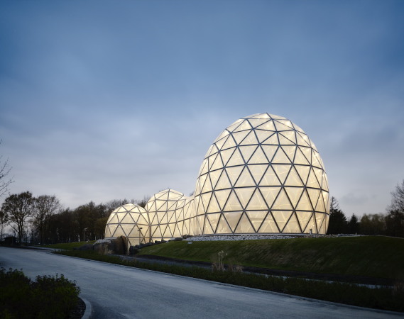 Saurierpark in Sachsen erh�lt neues Empfangsgeb�ude