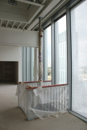 Rutschstangenabgang Sporthalle