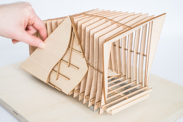 Baunetz, Meldungen, Architektur, architecture, Wales, Paul Miller, Michael Kendrick, Pop Up, Hotel, Cabin, Arthurs Cave, Miller Kendrick Architects, London, Grobritannien, Mini Hotel, Holz, sparsam, klein, All in one