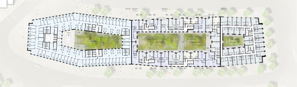 Baunetz, MEldung, architektur, wettbewerbsergebnisse, Wettbewerb, Hamburg, Klosterwall, City-Hof, Rudolf KLophaus, Moderne, Nachkriegsmoderne, UNESCO, Weltkultureerbe, Denkmalschutz, Jrn WAlter, City- Hof e.V., Marco Hosemann, AUG. Prien, KPW Papay Warncke und Partner,  RAFAEL MONEO arquitecto, E2A,  Fritz Schumacher, FABRIKB Architekten, Henning Larsen Architects, LA`KET Architekten, Strmer Murphy and Partners