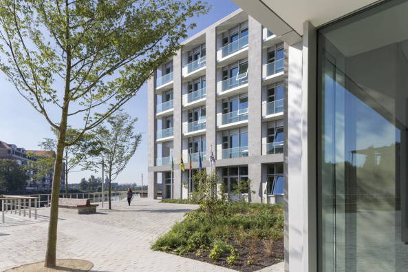 Verwaltungsbau von Tony Fretton in Belgien
