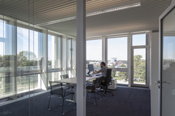 Verwaltungsbau von Tony Fretton in Belgien