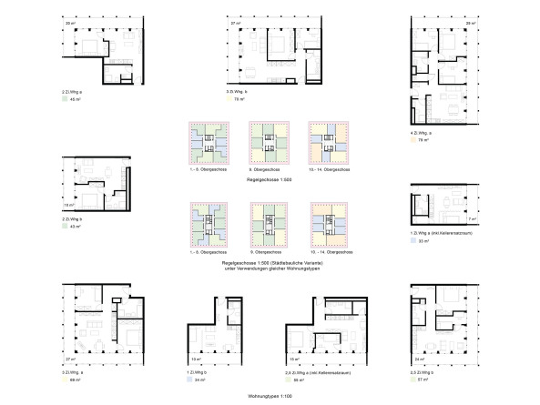 LIN, Labor Integrativ Gesellschaft, Architekten, Berlin, Kleihues & Kleihues, Architekten, Berlin, Kuehn Malvezzi, Atelier Kempe Thill, Berlin, Rotterdam, Lorber Paul, Architekten, ASTOC, Kln, Anerkennung, gmp, Architekten von Gerkan, Marg und Partner, Hamburg, BuroHappold, Engineering/Structures, Brandschutz im Kontext, Knippers Helbig, Fassade, typ, hochhaus, wettbewerb, wohnhochhaus, wohnungsbau, howoge, ideenwettbewerb, entschieden, preis