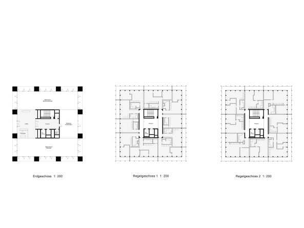 LIN, Labor Integrativ Gesellschaft, Architekten, Berlin, Kleihues & Kleihues, Architekten, Berlin, Kuehn Malvezzi, Atelier Kempe Thill, Berlin, Rotterdam, Lorber Paul, Architekten, ASTOC, Kln, Anerkennung, gmp, Architekten von Gerkan, Marg und Partner, Hamburg, BuroHappold, Engineering/Structures, Brandschutz im Kontext, Knippers Helbig, Fassade, typ, hochhaus, wettbewerb, wohnhochhaus, wohnungsbau, howoge, ideenwettbewerb, entschieden, preis