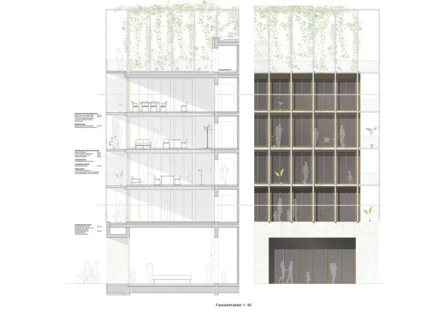 LIN, Labor Integrativ Gesellschaft, Architekten, Berlin, Kleihues & Kleihues, Architekten, Berlin, Kuehn Malvezzi, Atelier Kempe Thill, Berlin, Rotterdam, Lorber Paul, Architekten, ASTOC, Kln, Anerkennung, gmp, Architekten von Gerkan, Marg und Partner, Hamburg, BuroHappold, Engineering/Structures, Brandschutz im Kontext, Knippers Helbig, Fassade, typ, hochhaus, wettbewerb, wohnhochhaus, wohnungsbau, howoge, ideenwettbewerb, entschieden, preis