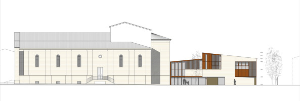 Gemeindezentrum Regina Pacis, Reggio Emilia, Iotti + Pavarani Architetti, 2017