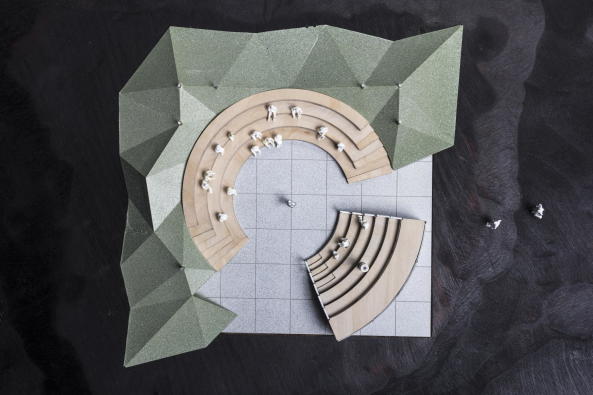 Rem Koolhaas, OMA, MPavilion, Melbourne, 2017, Queen Victoria Gardens, Melbourne, David Gianotten, Laurence Bolhaar, Miguel Taborda, Paul Jones, Fedor Medek, Eve Hocheng, Southbank Arts Precinct, Serpentine, Planvorstellung, projekt, project, design