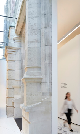 Baunetz, Meldung, Architektur, architecture, 2017, Amanda Levete, AL_A, London, Grobritannien, Great Britain, England, Victoria & Albert Muuseum, V&A, Hufton + Crow, Museum, Erweiterung, expansion, addition, Exhibition Road Quarter, Aston Webb screen, Sackler Courtyard, Blavatnik Hall, Sainsbury Gallery