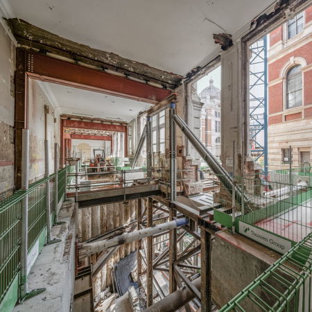 Baunetz, Meldung, Architektur, architecture, 2017, Amanda Levete, AL_A, London, Grobritannien, Great Britain, England, Victoria & Albert Muuseum, V&A, Hufton + Crow, Museum, Erweiterung, expansion, addition, Exhibition Road Quarter, Aston Webb screen, Sackler Courtyard, Blavatnik Hall, Sainsbury Gallery