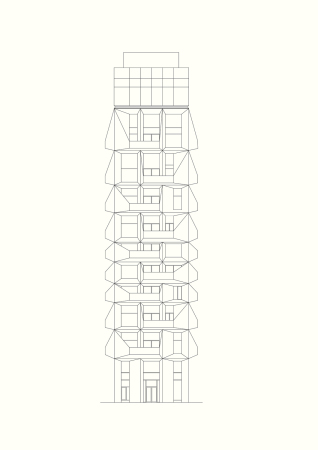 Baunetz, Meldung, Architektur, architecture, 2017, The Silo, Kopenhagen, Copenhagen, Harbour Hafen, water side, Dnemark, Denmark, COBE, Wohnen, Umbau, housing, Wohnhochhaus, reuse, development, industrial, Industrie, Getreidesilo, Denkmal, heritage,  high rise, Hochhaus, Fassade, Metal, facade, metal, cladding, Rasmus Hjortshj, Klaus Kastbjerg, NRE Denmark, COAST, Nordhavn, Nordhafen, rauh, raw, Interior, Sichtbeton, exposed concrete