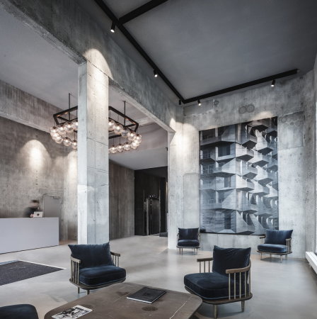 Baunetz, Meldung, Architektur, architecture, 2017, The Silo, Kopenhagen, Copenhagen, Harbour Hafen, water side, Dnemark, Denmark, COBE, Wohnen, Umbau, housing, Wohnhochhaus, reuse, development, industrial, Industrie, Getreidesilo, Denkmal, heritage,  high rise, Hochhaus, Fassade, Metal, facade, metal, cladding, Rasmus Hjortshj, Klaus Kastbjerg, NRE Denmark, COAST, Nordhavn, Nordhafen, rauh, raw, Interior, Sichtbeton, exposed concrete