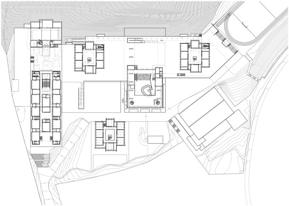 Baunetz, Architektur, Meldungen, Projekte, Portugal, Lissabon, Pao DArcos, Oeiras, atelier de santos, a.s.*, Lus de Freitas Branco School, Erweiterung, Umbau, Neustrukturierung, Mies Van Der Rohe Contemporary Architecture International EU Award 2017, Architizer 2017 Award , AICA Architecture Award 2016, Sichtbeton, berbauung