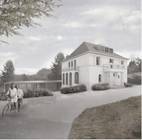 Baunetz, Meldungen, Architektur, Wettbewerb, Wettbewerbsentscheidung, Prmierung, Jung Grndervilla, nga Nehse + Gerstein, Feyyaz Berber und Timo Steinmann, Studio Yonder  Architektur und Design, BURUCKERBARNIKOL , Studio 2xk, Anbau, Umstrukturierung, Begegnungs- und Dienstleistungszentrum, Sabine Keggenhoff, Elke Reichel, Peter Cachola Schmal, Jan Kleihues, Roger Riewe, Michael Schumacher, Realisierungswettbewerb, Schalksmhle, NRW