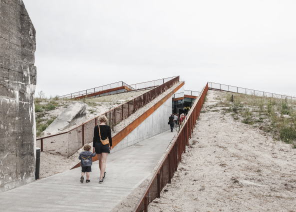 Tirpitz, Bunker, Dnemark, Wattenmeer, Bjarke Ingels, Stellung, Museum, Blavand, Denmark, architecture, bunker, war history, 2017