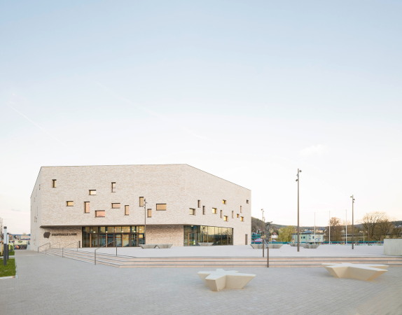 Lohr am Main, Stadthalle, Neubau, Projekt, Bez + Kock, Stuttgart, brigida gonzalez, VOF-Verfahren, Baunetz, Architektur, City Hall