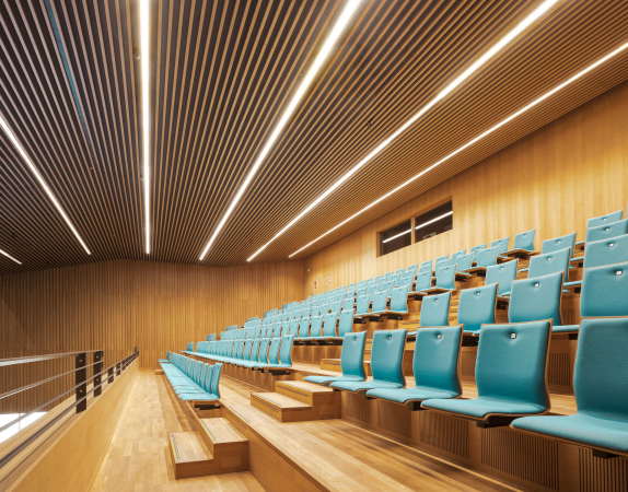 Lohr am Main, Stadthalle, Neubau, Projekt, Bez + Kock, Stuttgart, brigida gonzalez, VOF-Verfahren, Baunetz, Architektur, City Hall