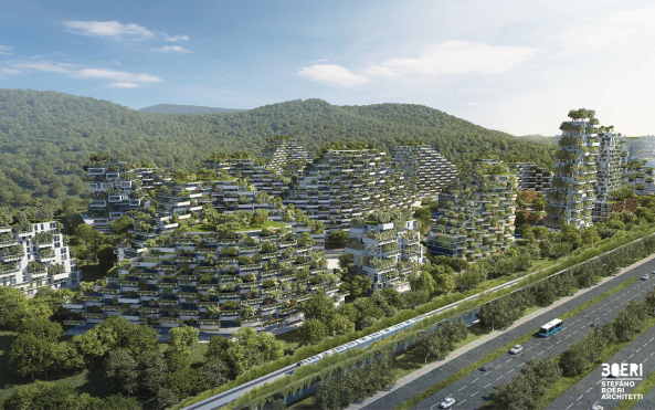 Liuzhou Forest City, Nanjing Vertical Forest, Tower of Cedars Lausanne, Stdtebau, China, urbanism, plans, projects, 2017, Stefano Boeri, renderings, development, asia, building boom