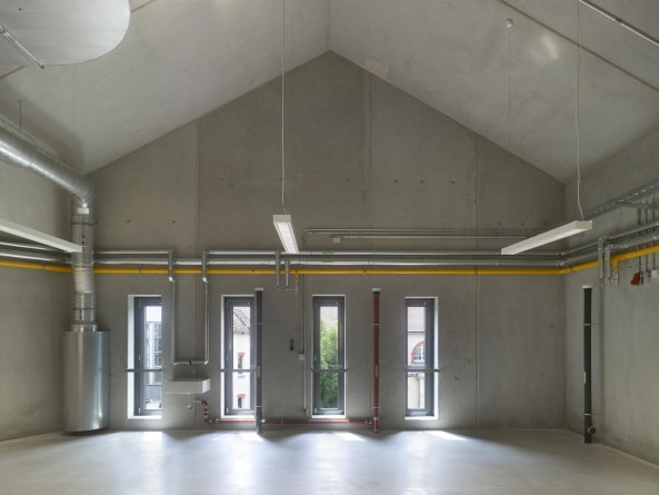 Hochschulbau, Stadtzentrum, Esslingen, Gebudetechnik