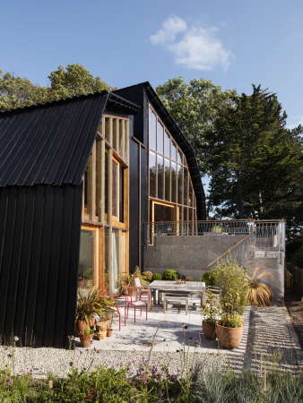 Hausboot, England, 2017, Holz, Schiff, Wochenendhaus, Holzbau, expressiv, wood, Grobritannien, Poole/ Dorset, Timber Frame Company, Mole architects, Rebecca Granger Architects