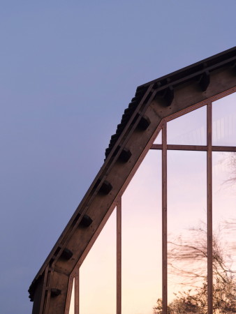 Hausboot, England, 2017, Holz, Schiff, Wochenendhaus, Holzbau, expressiv, wood, Gro�britannien, Poole/ Dorset, Timber Frame Company, Mole architects, Rebecca Granger Architects