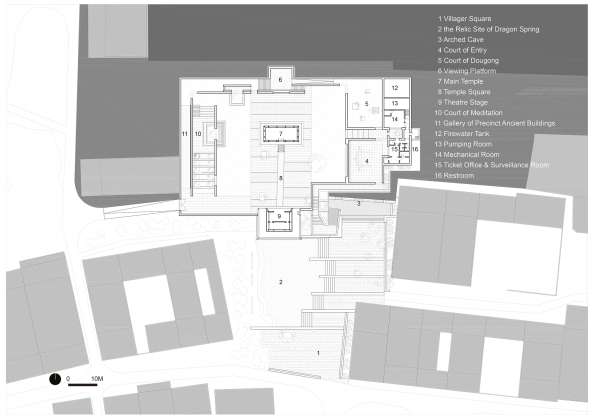 Baunetz, Architektur, Meldungen, Architekturprojekte, China, Shanxi, Ruicheng County, Urbanus, Wang Hui, Tempel, Sanierung, Renovierung, Yang Chaoying, Yin Jerry, Five Dragons Temple, Guang Ren Wang Temple, Revitalisierung, traditional chinese architecture, heritage, Five Dragon Spring, open air echibition, Freiluftmuseum