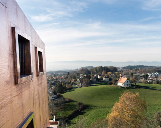 Epalinges, Schweiz, Chemin de Sylvana, Aufstockung, Dachaufstockung, Umbau, Erweiterung, Klinikbau, Klinik, Gesundheit, Lausanne, Schweiz, Frankreich, 2017, Holzbau, wood, Switzerland, Swiss, CHUV-CUTR Sylvana, Rehaklinik, 2b architectes