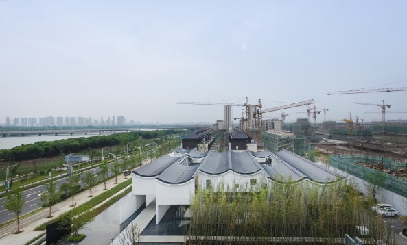 Baunetz, Meldung, News, Architektur, architecture, China, Suzhou, Community Centre, Gemeindezentrum, Dongyuan Qianxun Community Center, Scenic Architecture Office, Zhu Xiaofeng, Xiangcheng District, Suzhou City, Su shengliang, Dongyuan Design, Jiyuan Road, �ffentliches Bauen, Bauen, St�disch Bauen, Neubau