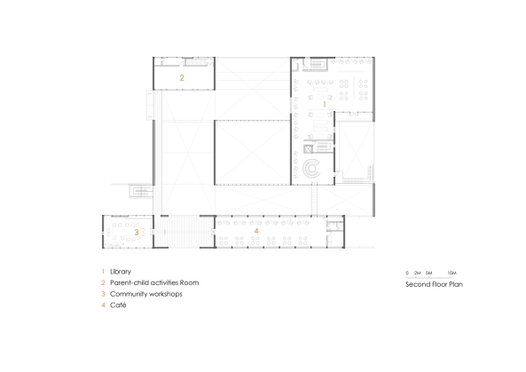 Baunetz, Meldung, News, Architektur, architecture, China, Suzhou, Community Centre, Gemeindezentrum, Dongyuan Qianxun Community Center, Scenic Architecture Office, Zhu Xiaofeng, Xiangcheng District, Suzhou City, Su shengliang, Dongyuan Design, Jiyuan Road, ffentliches Bauen, Bauen, Stdisch Bauen, Neubau