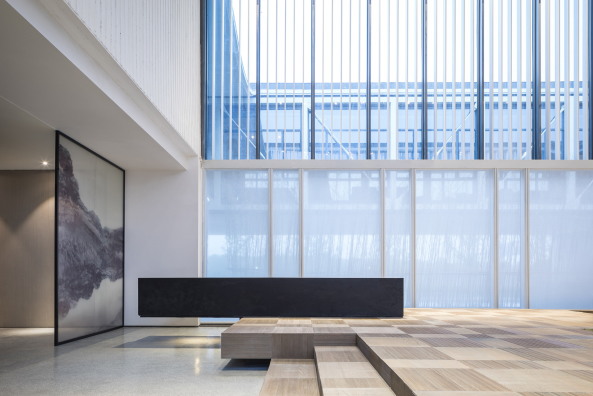 Baunetz, Meldung, News, Architektur, architecture, China, Suzhou, Community Centre, Gemeindezentrum, Dongyuan Qianxun Community Center, Scenic Architecture Office, Zhu Xiaofeng, Xiangcheng District, Suzhou City, Su shengliang, Dongyuan Design, Jiyuan Road, ffentliches Bauen, Bauen, Stdisch Bauen, Neubau