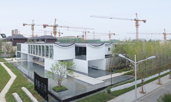 Baunetz, Meldung, News, Architektur, architecture, China, Suzhou, Community Centre, Gemeindezentrum, Dongyuan Qianxun Community Center, Scenic Architecture Office, Zhu Xiaofeng, Xiangcheng District, Suzhou City, Su shengliang, Dongyuan Design, Jiyuan Road, �ffentliches Bauen, Bauen, St�disch Bauen, Neubau