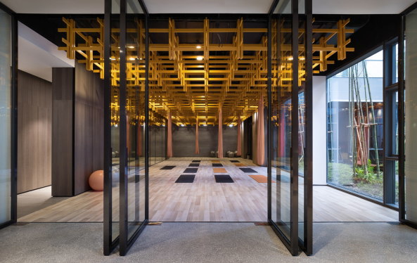 Baunetz, Meldung, News, Architektur, architecture, China, Suzhou, Community Centre, Gemeindezentrum, Dongyuan Qianxun Community Center, Scenic Architecture Office, Zhu Xiaofeng, Xiangcheng District, Suzhou City, Su shengliang, Dongyuan Design, Jiyuan Road, ffentliches Bauen, Bauen, Stdisch Bauen, Neubau