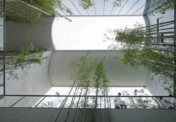 Baunetz, Meldung, News, Architektur, architecture, China, Suzhou, Community Centre, Gemeindezentrum, Dongyuan Qianxun Community Center, Scenic Architecture Office, Zhu Xiaofeng, Xiangcheng District, Suzhou City, Su shengliang, Dongyuan Design, Jiyuan Road, ffentliches Bauen, Bauen, Stdisch Bauen, Neubau