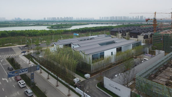 Baunetz, Meldung, News, Architektur, architecture, China, Suzhou, Community Centre, Gemeindezentrum, Dongyuan Qianxun Community Center, Scenic Architecture Office, Zhu Xiaofeng, Xiangcheng District, Suzhou City, Su shengliang, Dongyuan Design, Jiyuan Road, �ffentliches Bauen, Bauen, St�disch Bauen, Neubau