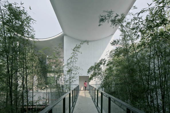 Baunetz, Meldung, News, Architektur, architecture, China, Suzhou, Community Centre, Gemeindezentrum, Dongyuan Qianxun Community Center, Scenic Architecture Office, Zhu Xiaofeng, Xiangcheng District, Suzhou City, Su shengliang, Dongyuan Design, Jiyuan Road, ffentliches Bauen, Bauen, Stdisch Bauen, Neubau