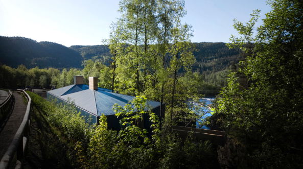 Baunetz, Architektur, Norwegen, Norway, Kvs, Kvsfossen, Laksetrapp, Srnorsk Laksesenter, Rever & Drage Architects, Besucherzentrum, Lachstreppe, Wasserfall, Lynga, Lyngdal, Vest-Agder, Tom Auger