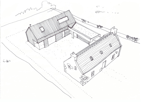 Moxon Architects Anbau in den Highlands