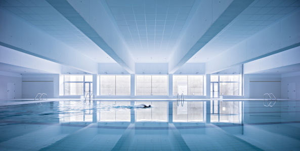 Alberto Campo Baeza, Sporthalle, 2017, Unikomplexe, Universitt, Gebude, Halle, Sport, Spanien, Madrid, Neubau, Fertigstellung, Javier Callejas, wei, hell, white, Spain, Sports, Gym, Hall, UFV Sports Pavilion, Pabelln Polideportivo Y Aulario De La Universidad Francisco De Vitoria, Carretera, Stadtrand, periphery,