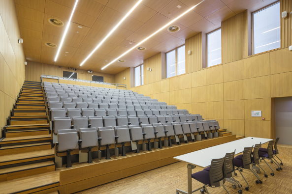 Baunetz, Architektur, architecture, Straburg, Strasburg, France, Frankreich, National Institute for Territorials Studies, INET, rue Edmond Michelet, Neubau, Wissenschaft, Wissenschaftsbau, AZC, MSA, Grgoire Zu&#x308;ndel, Irina Cristea, Michel Spitz, Sergio Grazia